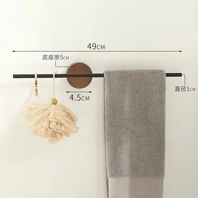 Handdoek rek van bamboe – Duurzaam en decoratief
