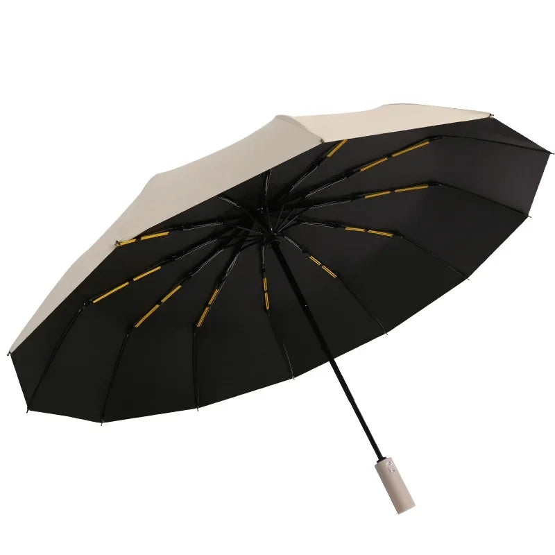 Paraplu met UV-bescherming voor zonnige regen