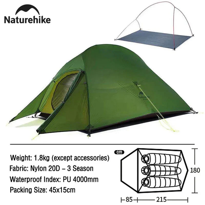 Lichtgewicht pop up tent – Voor snelle overnachtingen