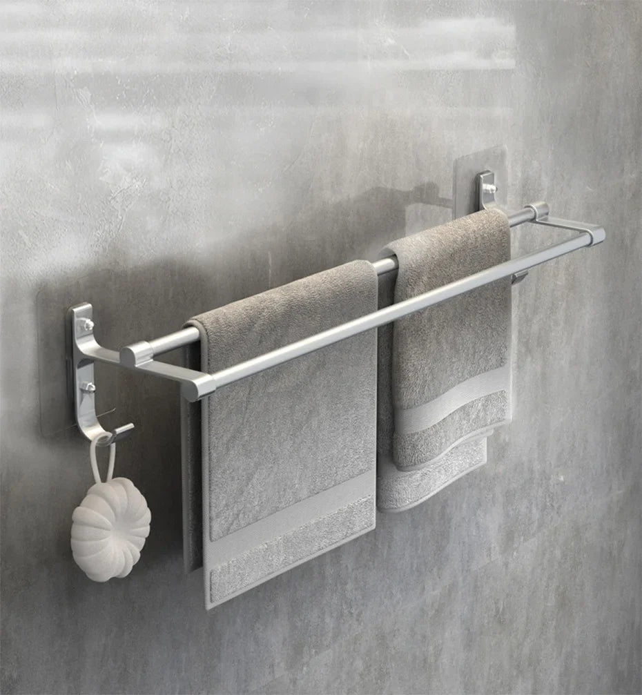 Badkamer handdoek rek met legplank – Voor handdoeken en meer
