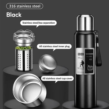 Thermosfles met brede opening – Makkelijk schoon te maken