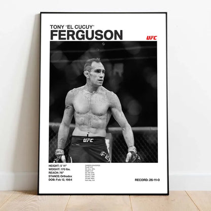 Poster met lijnen en vlakken in modern design