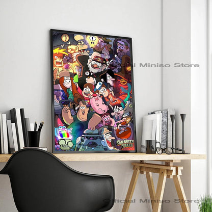 Posterset voor harmonieuze wand