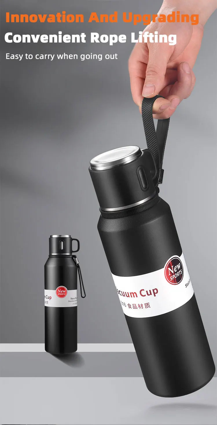 Thermosfles met fliptop – Snelle toegang tot je drankje