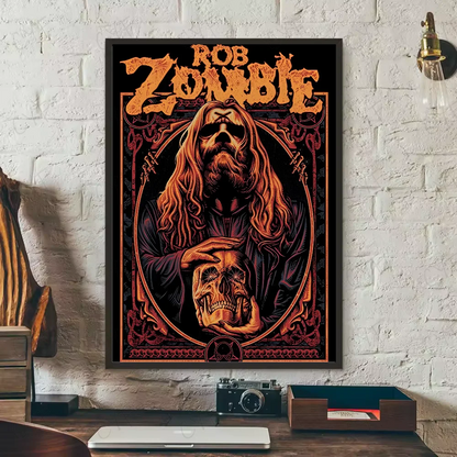 Posters met marmeren textuur en gouden accenten