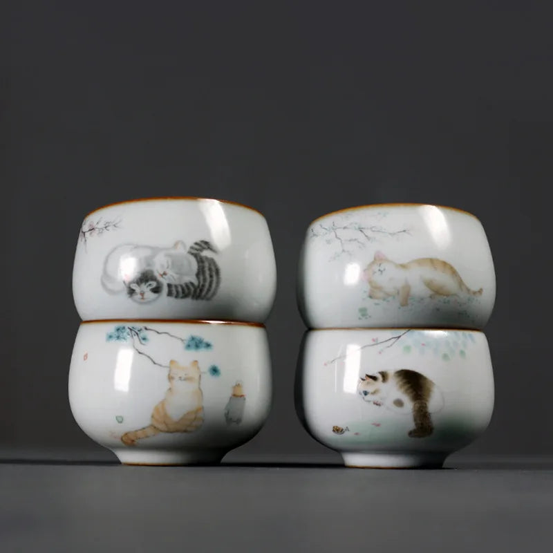 Duurzame theewaar van gerecycled glas