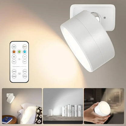Wandlamp op batterijen met design kap – Voor decoratie en licht