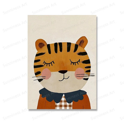 Poster met grafisch ontwerp in kleur