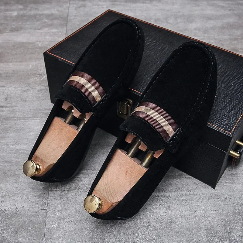 Heren sandalen met rubberen zool