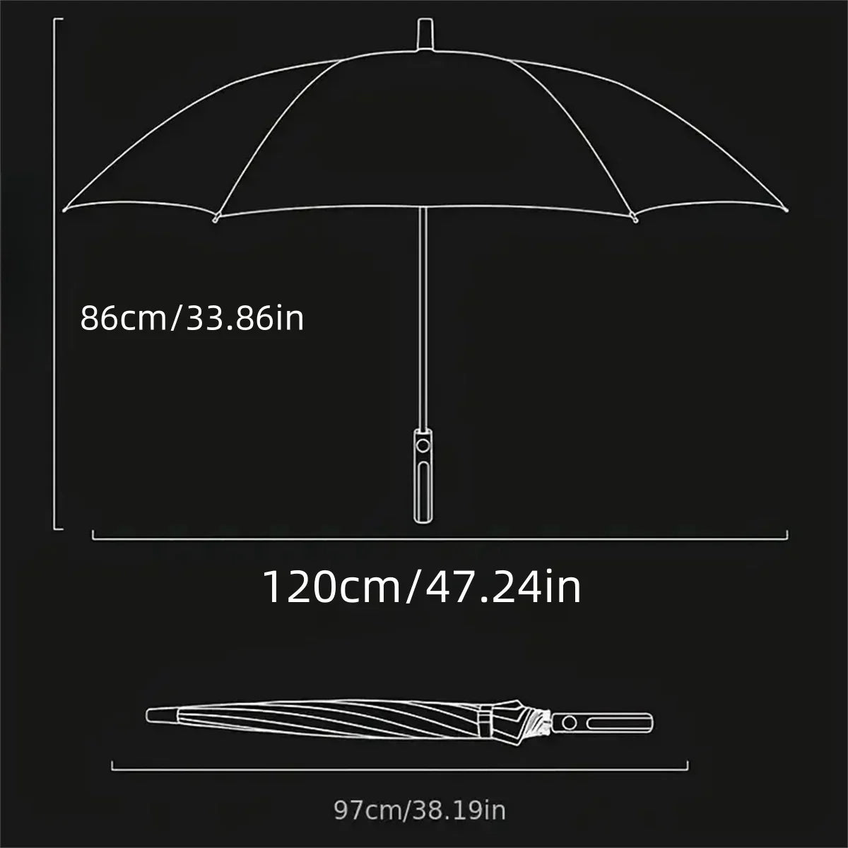 Elegant paraplu kopen met luxe uitstraling