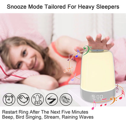 Wake up light met natuurlijke geluiden – Vogels of oceaan