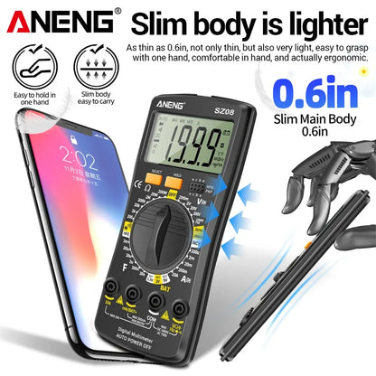 Multimeter met universele aansluitingen
