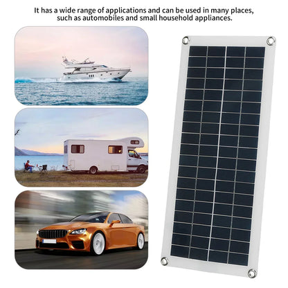 Zonnepaneel camper met handige aansluitingen