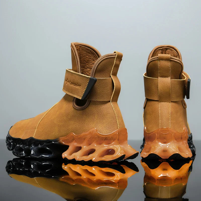 Elegante zomerschoenen voor heren in beige tint