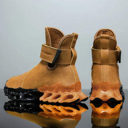 Elegante zomerschoenen voor heren in beige tint