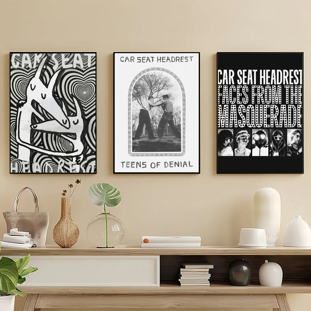 Poster van zeelandschap of duinen