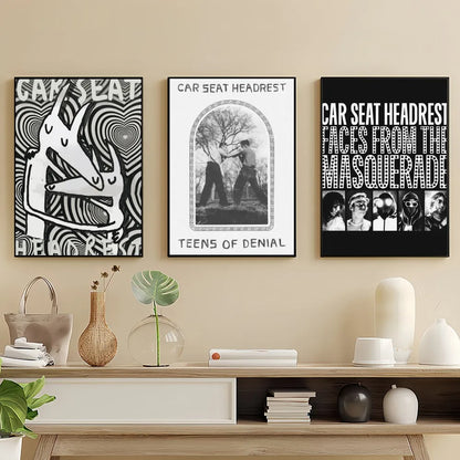 Poster van zeelandschap of duinen