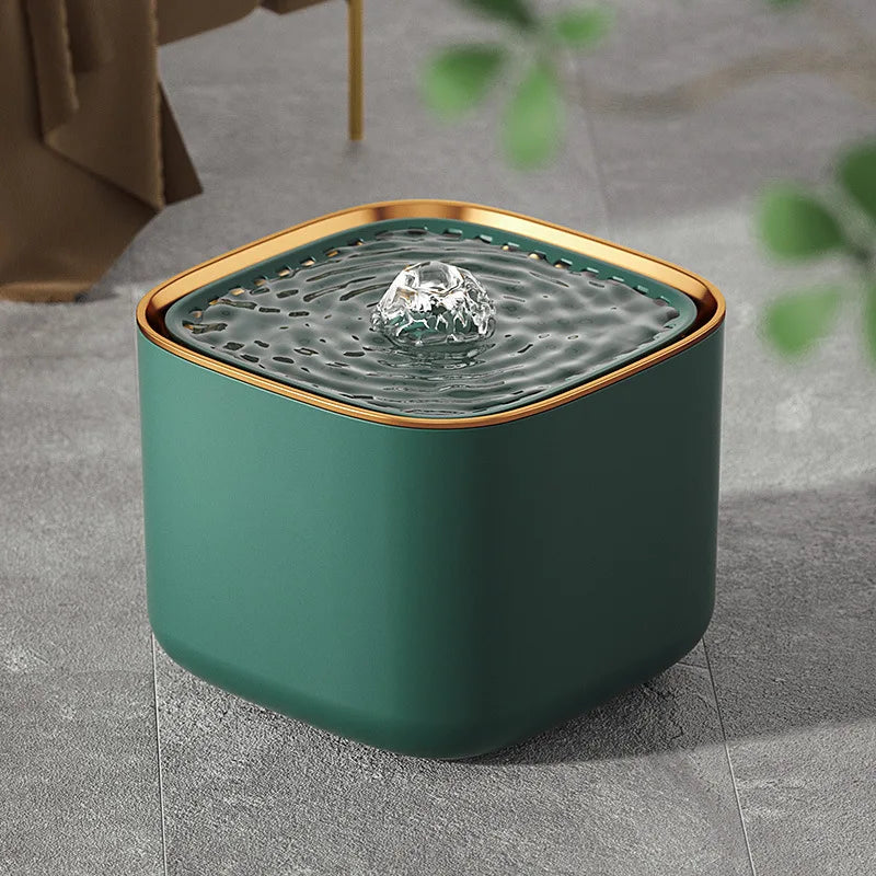 Water fontein kat met stille pomp – Voor rustige katten