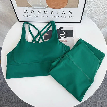 Yoga kleding met sneldrogende stof voor actieve sessies