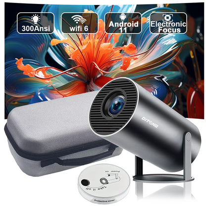 Action projector met compacte behuizing