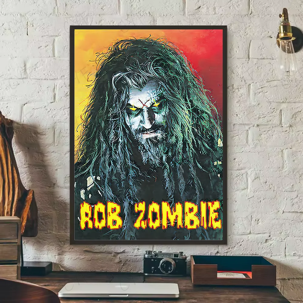Posters in zwart houtframe ophangen