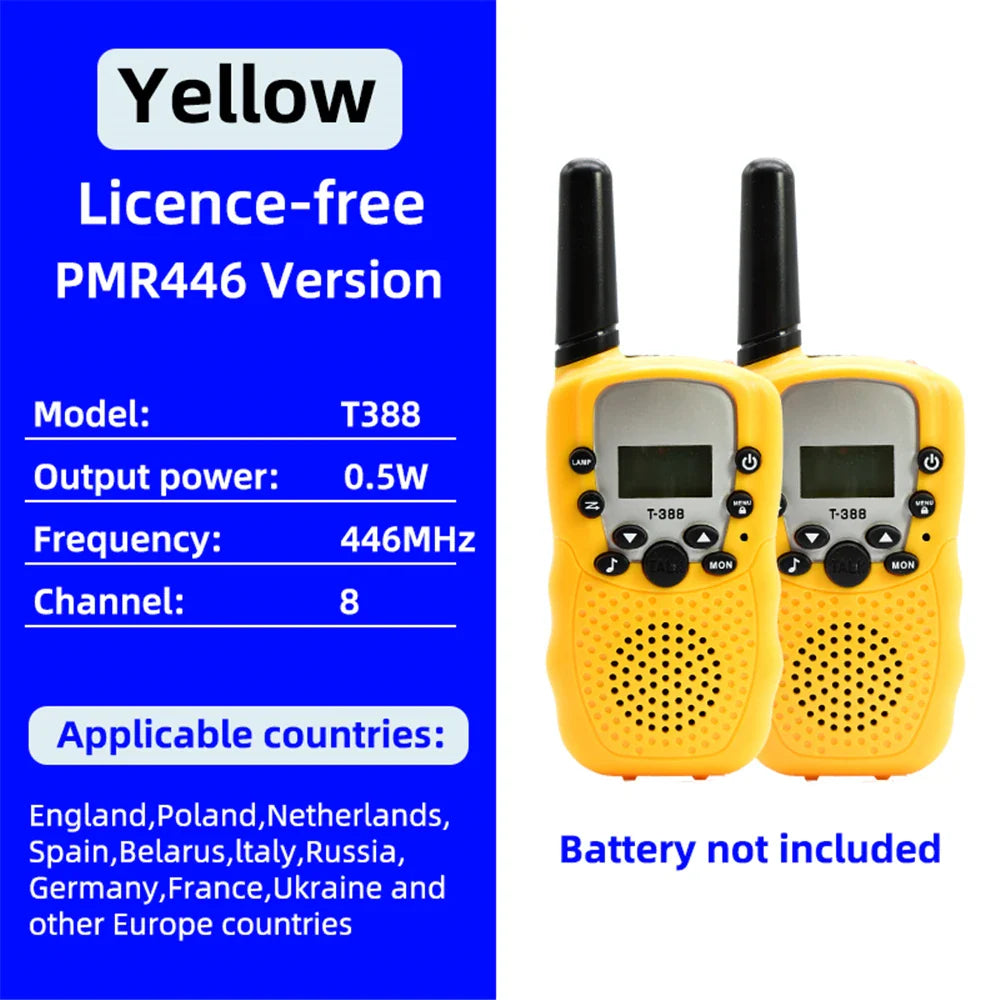Alecto kinderwalkie talkie met veilige frequentie