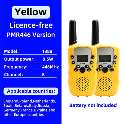 Alecto kinderwalkie talkie met veilige frequentie