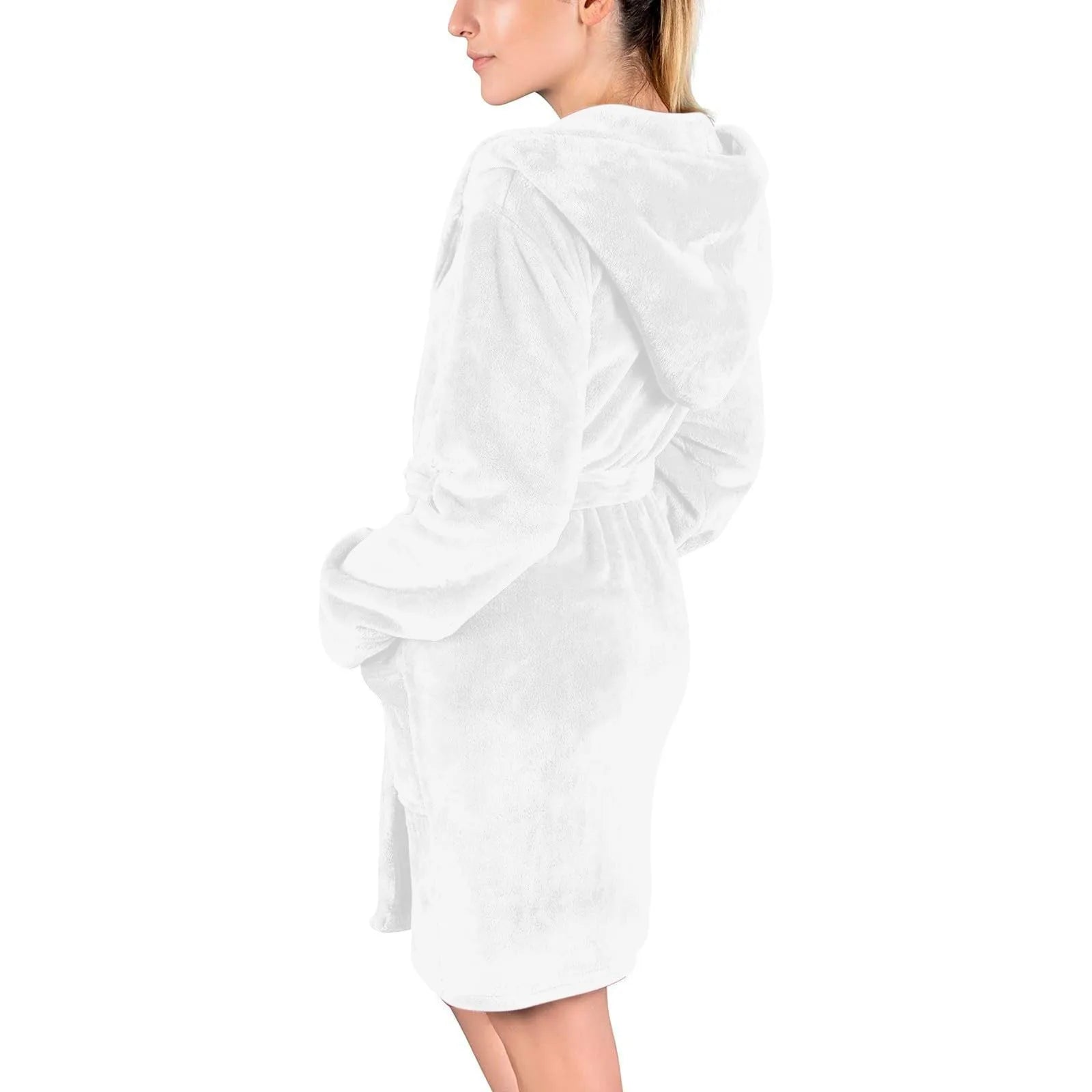 Katoenen ochtendjas dames met streepjes – Casual elegantie