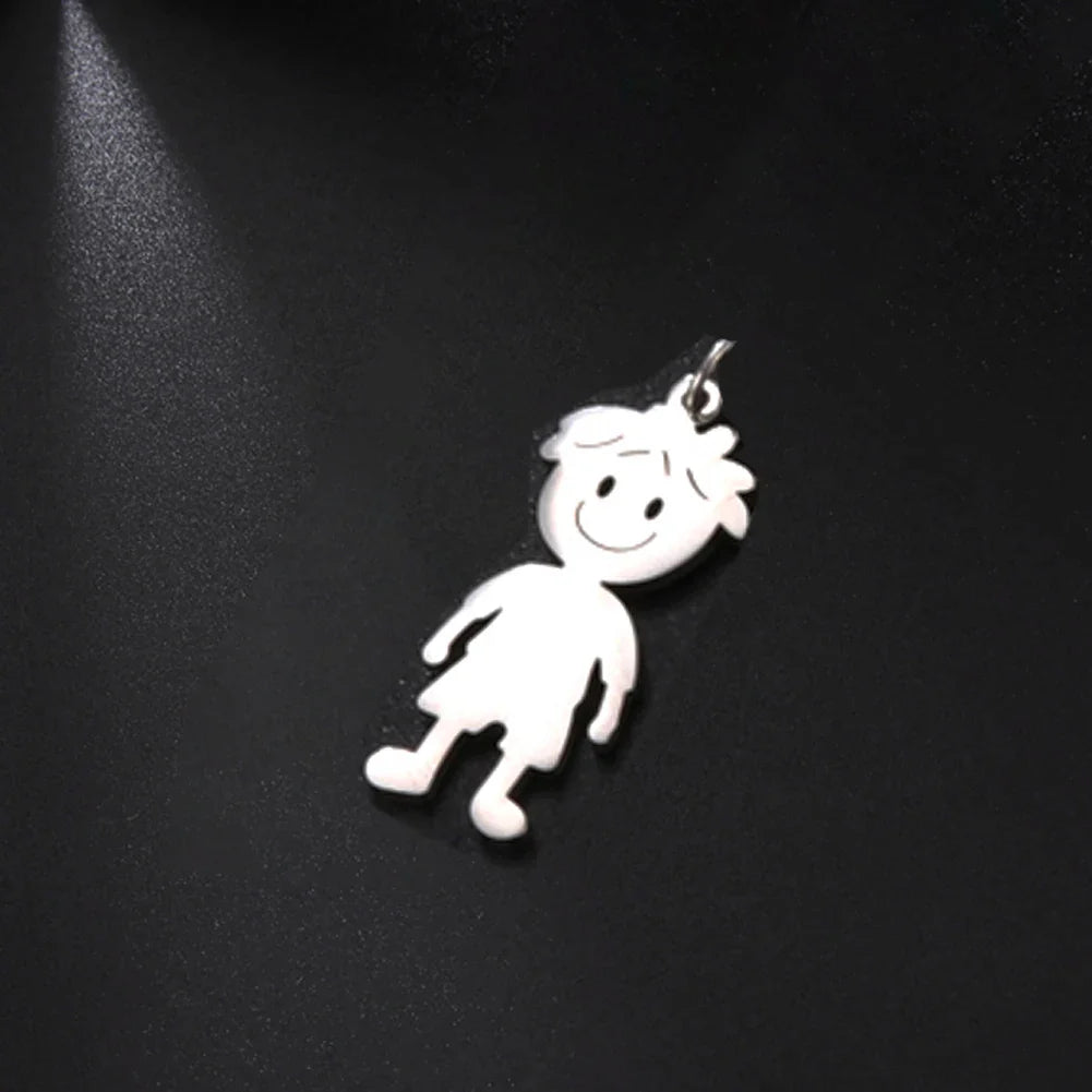 Ketting met symbool en tekstgravure