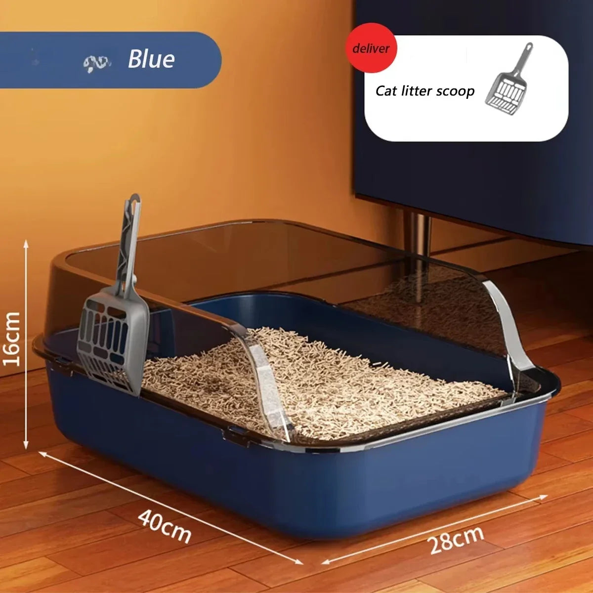 Kattenbak XXL – Extra groot voor grote katten