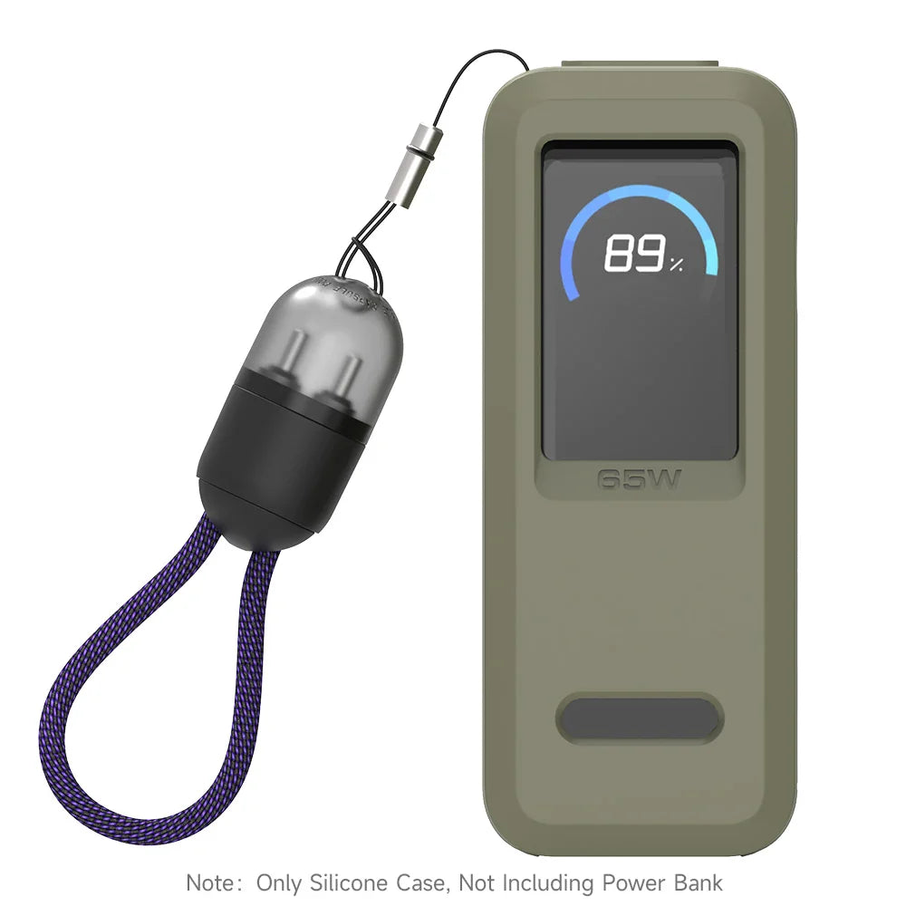 Action powerbank met felle kleuren