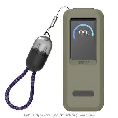 Action powerbank met felle kleuren