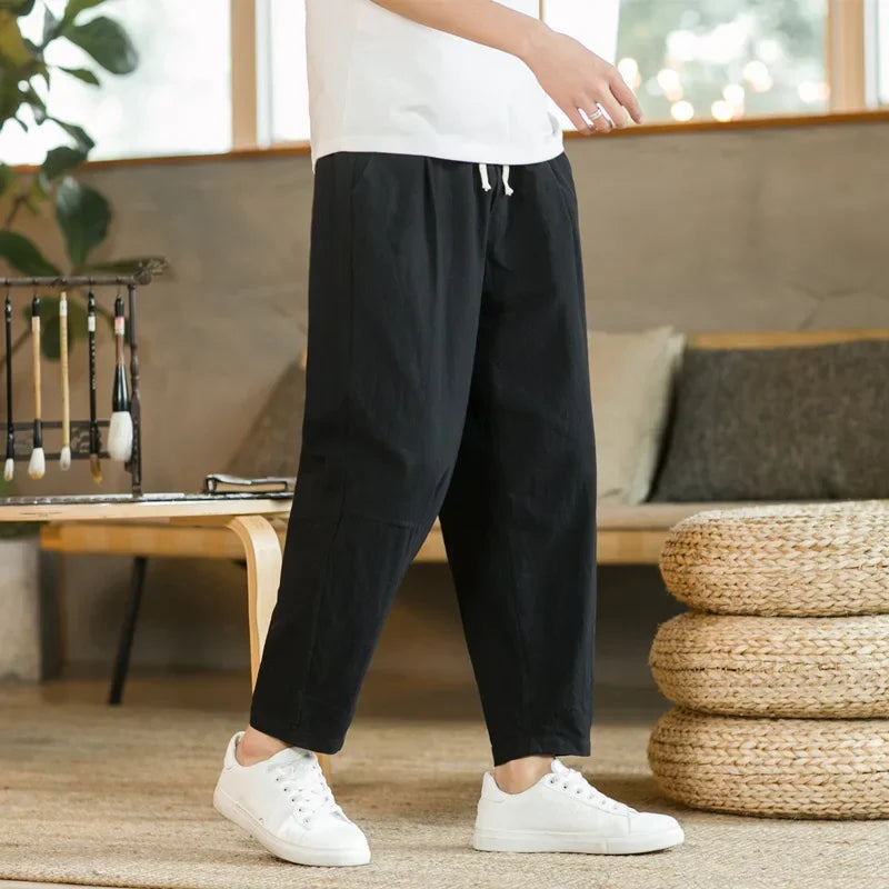 Linnen broek heren voor stranddagen – Comfort en stijl