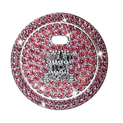 Auto stickers - Sparkling startknop stickers voor unieke uitstraling