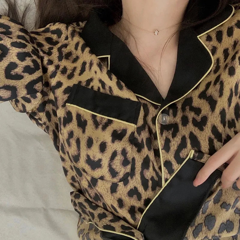 Dames pyjama set met elastische taille