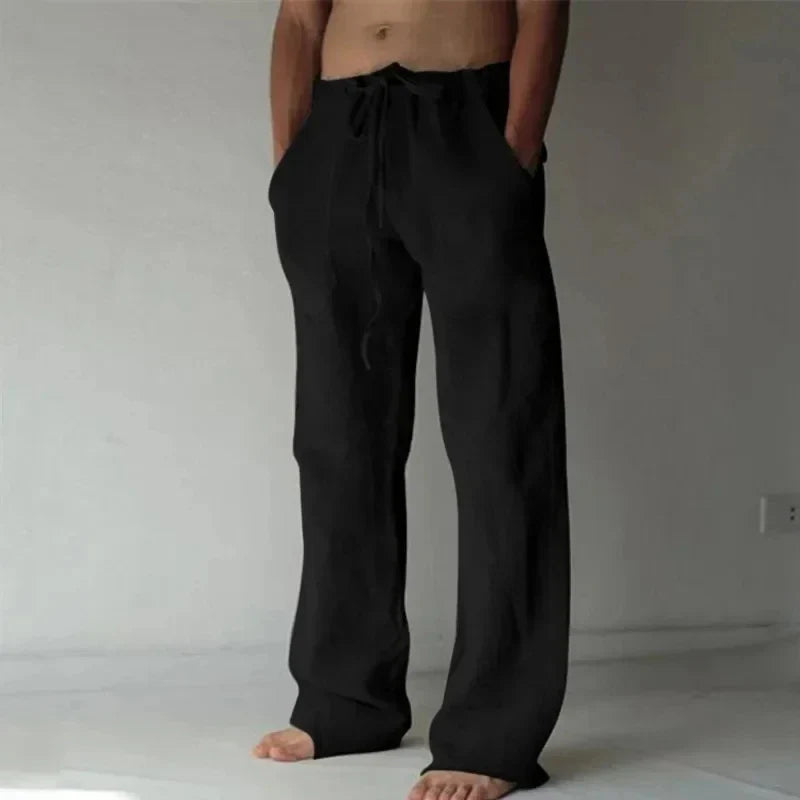Casual linnen broek voor heren – Voor vrije tijd of werk