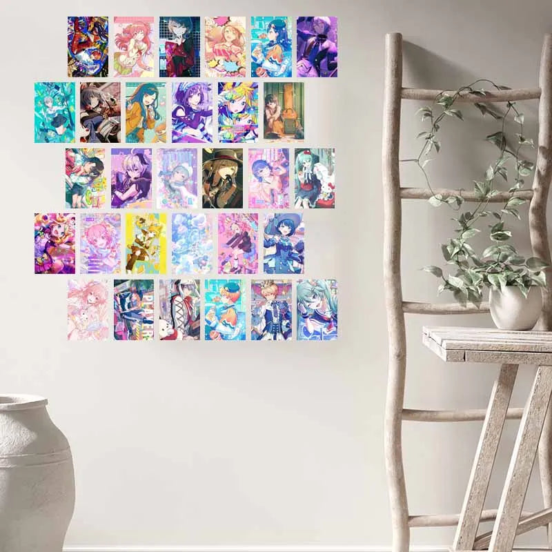 Poster met dieren in zachte kleuren