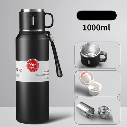 Thermosfles met lekvrije sluiting – Geen geknoei in je tas