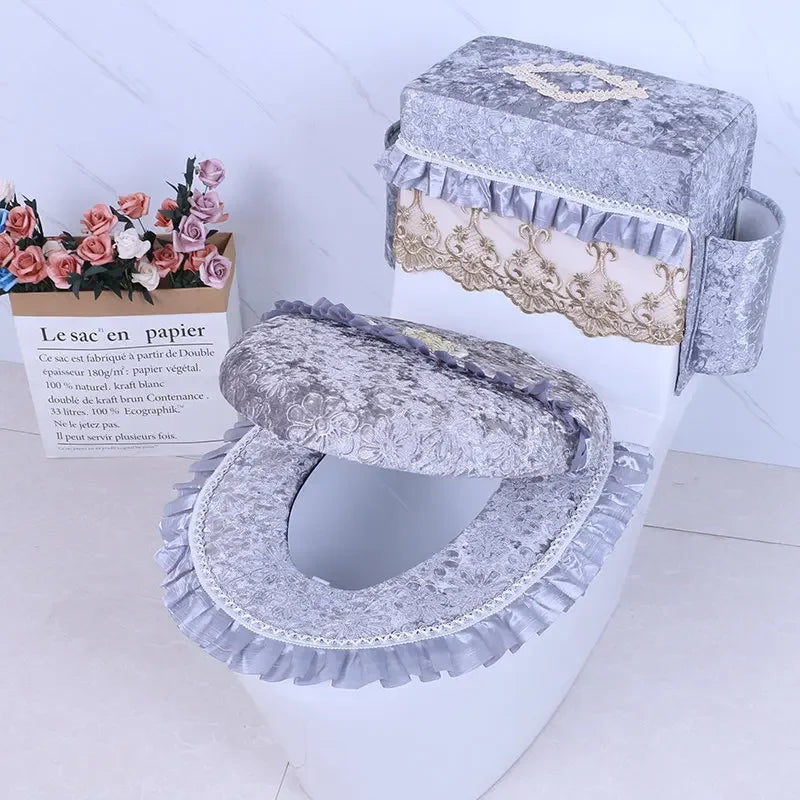 Toiletbril met verchroomde scharnieren – Luxe afwerking
