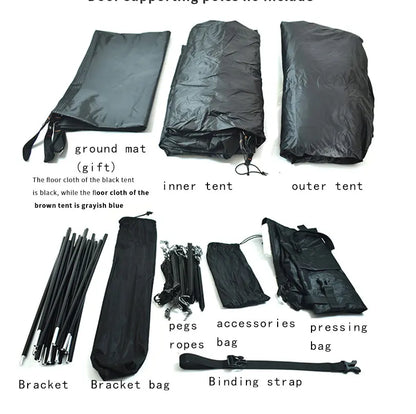 Camping tent met aparte slaapcabine – Meer privacy