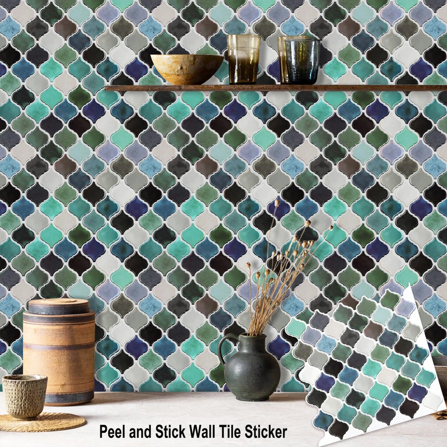 Mozaiek tegels met metallic effect – Glanzende luxe