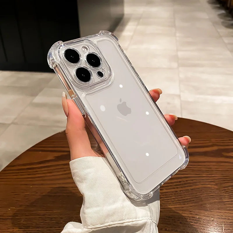 Telefoon hoesje met geïntegreerde lensbescherming