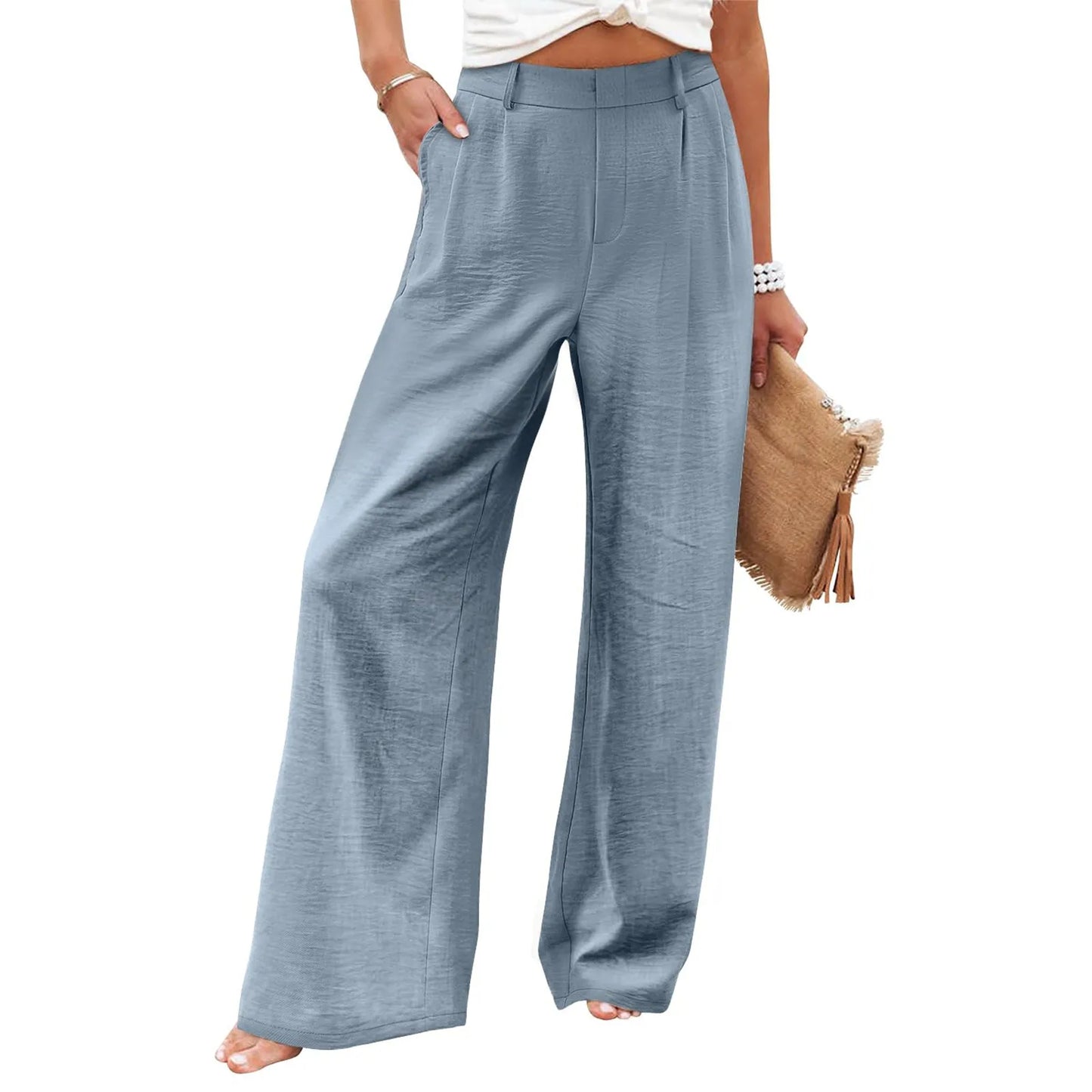 C&A linnen broek dames met kort model – Ideaal voor warme dagen