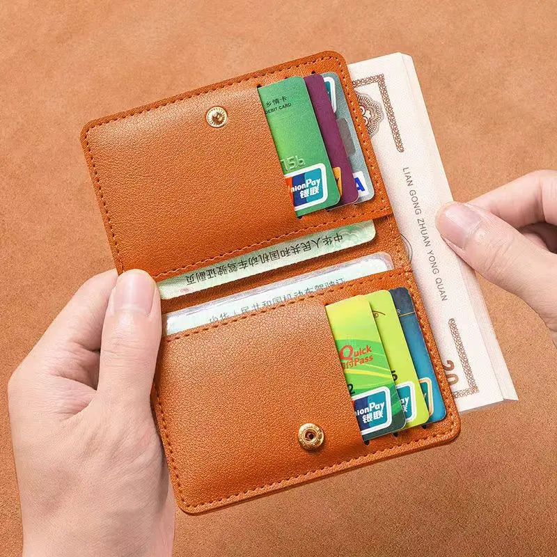 Pasjeshouder heren met ruimte voor 8 kaarten – Compact gemak