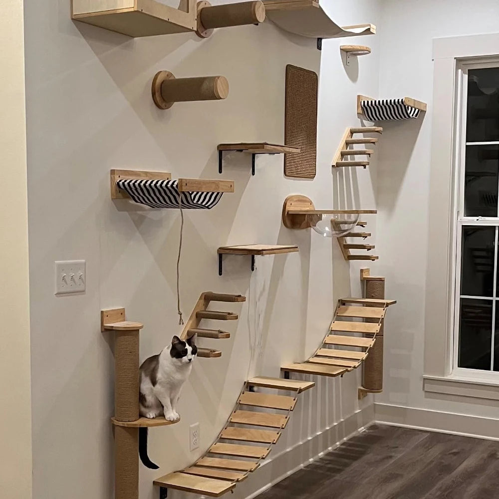 Kattenpaal XXL met meerdere etages – Perfect voor klimmers