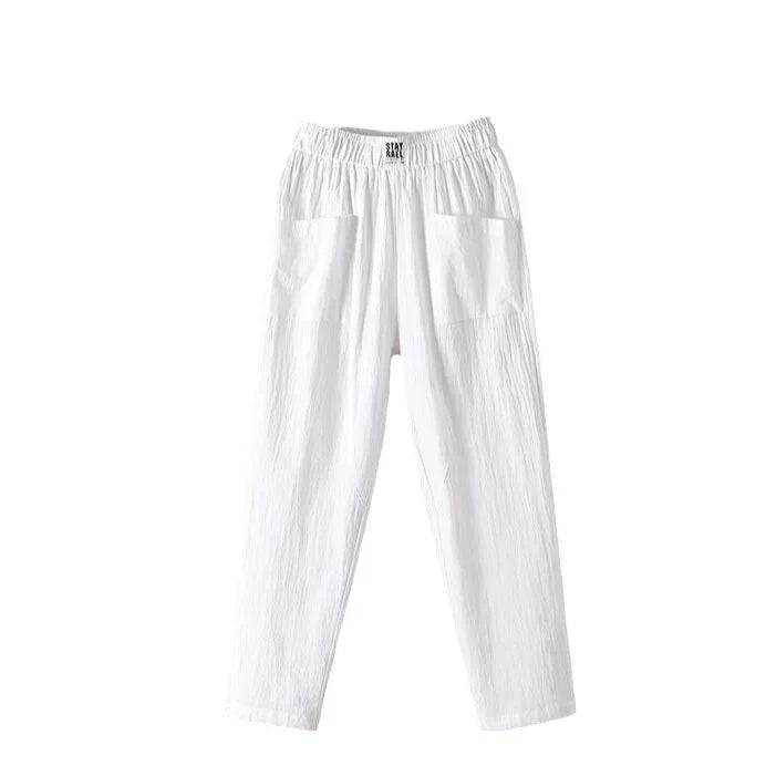 Linnen broek dames met split – Subtiel en stijlvol detail