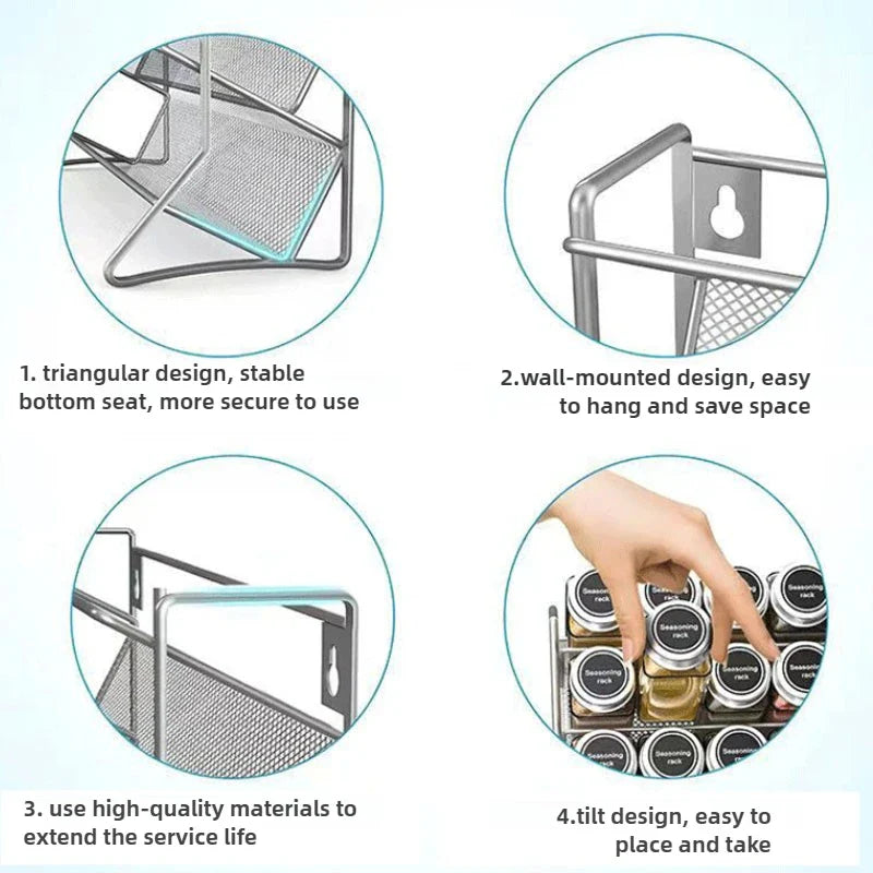 Kruidenrek IKEA met magnetisch montagesysteem