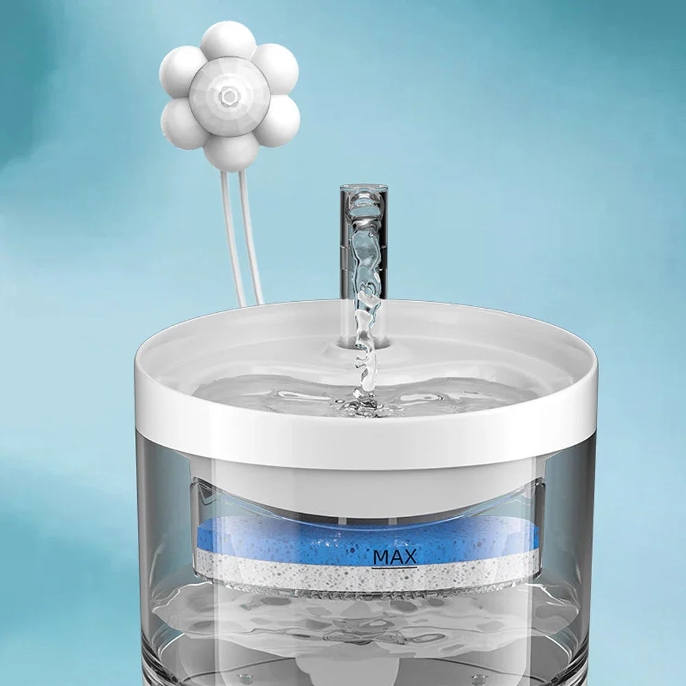 Fontein kat met vervangbare filters – Altijd schoon water