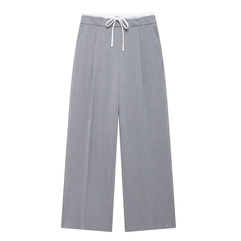 Zara linnen broeken met moderne snit – Trendy en comfortabel