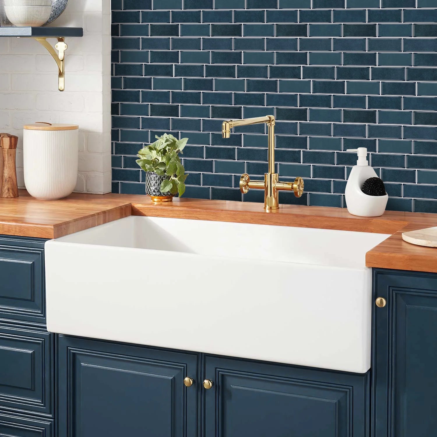 Keuken mozaiek tegels met houtlook – Warm en bijzonder